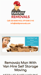 Mobile Screenshot of daddyremovals.com